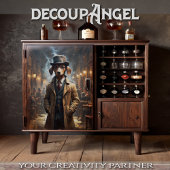 Tachshund hond - Decoupage - Tissuepapier