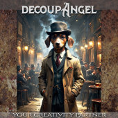 Tachshund hond - Decoupage - Tissuepapier