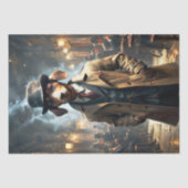 Tachshund hond - Decoupage - Tissuepapier (Voorkant)