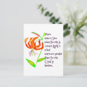 Tacht in een Bud Briefkaart (Staand voorkant)