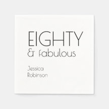 Tachtig en Fabulous Moderne 80ste Verjaardag
