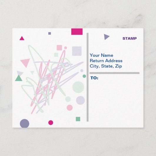 tachtig  kleuren als medaille briefkaart (Voorkant)