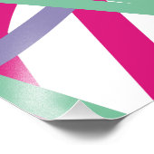 tachtig kleuren als medaille foto afdruk (Hoek)