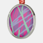 tachtig  kleuren als medaille metalen ornament (Links)