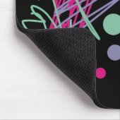 tachtig  kleuren als medaille muismat (Hoek)