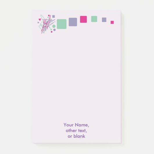 tachtig kleuren als medaille post-it® notes (Voorkant)