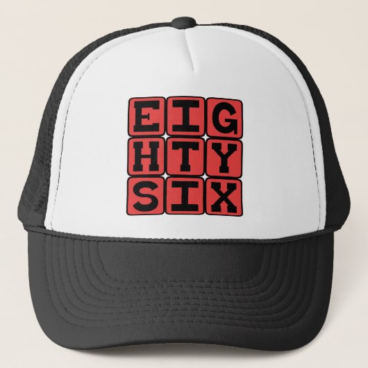 Tachtig Zes, Nummer 86 Trucker Pet (Voorkant)