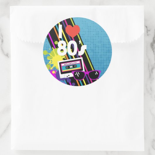 Tachtiger dank je label (Tas)