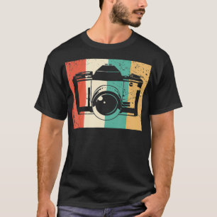 Tachtiger Fotografie Retro Camera T-shirt