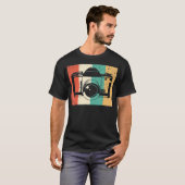 Tachtiger Fotografie Retro Camera T-shirt (Voorkant volledig)