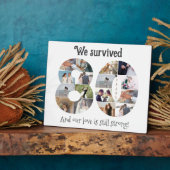 Tachtigjarig huwelijksfeest foto fotoplaat (Zijkant)