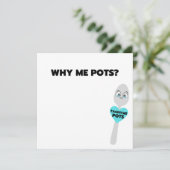 Tachy Me Bold Print Flat Vakantie Kaart (Staand voorkant)