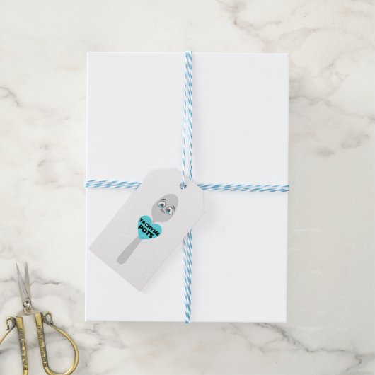 Tachy Me Lepel Gift Label Cadeaulabel (Met Touw)