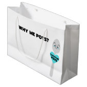 Tachy Me Lepel Vette Print Gift Bag Groot Cadeauzakje (Voorkant Gekanteld)