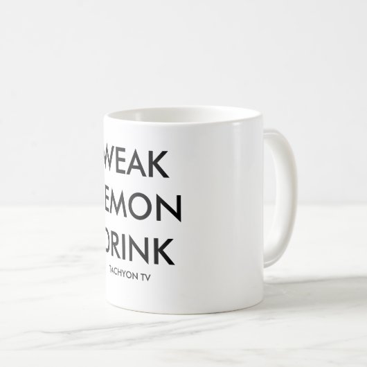 Tachyon TV Weak Lemon Mok (Voorkant rechts)