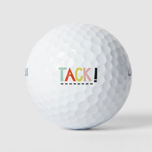 TACK! Colors Golf Ball Golfballen (Voorkant)