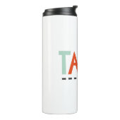 TACK! Colors Thermal Tumbler Thermosbeker (Gedraaid links)