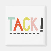 TACK! Kleuren magneet (Voorkant)