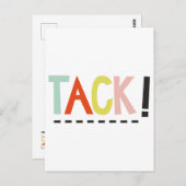 TACK! Kleuren Verticale Kaart (Voorkant / Achterkant)