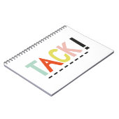 TACK! Notitieboek voor kleuren (Linkerzijde)