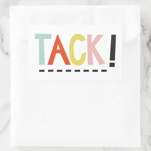 TACK! Sticker kleuren (Tas)