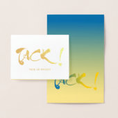 Tack swedish is bedankt voor goud folie kaarten (Display)