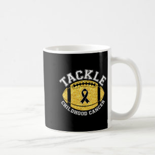 Tackel Awareness Voetbal Goud Lint Kinderkanker Koffiemok