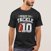 Tackle 10th Birthday 10 Years Couples Jubileum T-shirt (Voorkant)