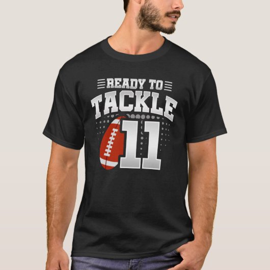 Tackle 11th Birthday 11 Years Couples Jubileum T-shirt (Voorkant)