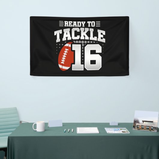 Tackle 16th Birthday 16 Years Couples Jubileum Spandoek (Beurs)