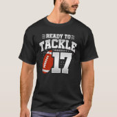 Tackle 17th Birthday 17 Years Couples Jubileum T-shirt (Voorkant)