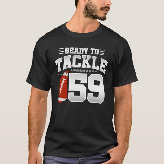 Tackle 59th Birthday 59 Years Couples Jubileum T-shirt (Voorkant)