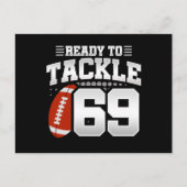 Tackle 69th Birthday 69 Years Couples Jubileum Briefkaart (Voorkant)