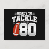 Tackle 80th Birthday 80 Years Couples Jubileum Briefkaart (Voorkant)