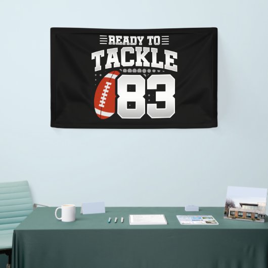 Tackle 83rd Birthday 83 Years Couples Jubileum Spandoek (Beurs)