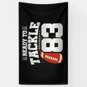 Tackle 83rd Birthday 83 Years Couples Jubileum Spandoek (Verticaal)