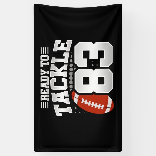 Tackle 83rd Birthday 83 Years Couples Jubileum Spandoek (Verticaal)