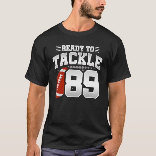 Tackle 89th Birthday 89 Years Couples Jubileum T-shirt (Voorkant)