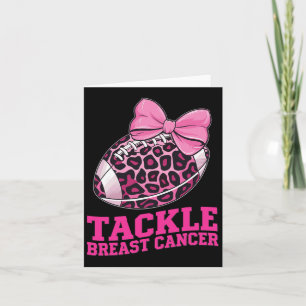 Tackle Borstkanker Bewustzijn American Football He Kaart