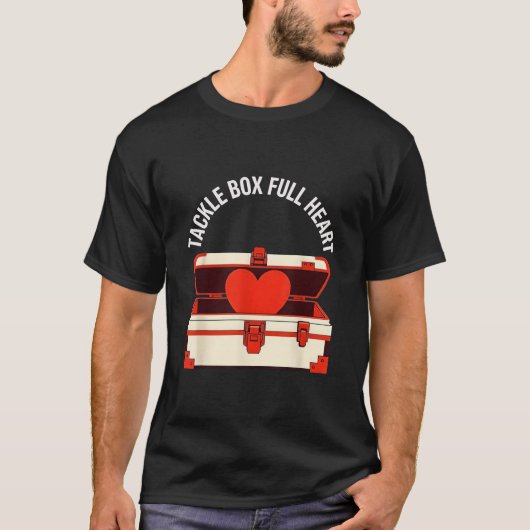 Tackle Box Vol Hart  T-shirt (Voorkant)