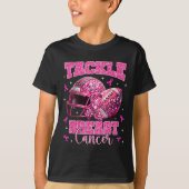 Tackle Breast Cancer Awareness American Football N T-shirt (Voorkant)