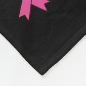 Tackle Breast Cancer Awareness Nk Ribbon Football  Fleece Deken (Hoek)