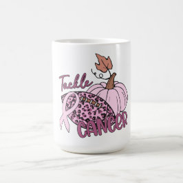 Tackle Cancer Football Pumpkin Borstkanker Koffiemok