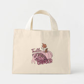 Tackle Cancer Football Pumpkin Borstkanker Mini Tote Bag (Voorkant)