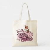 Tackle Cancer Football Pumpkin Borstkanker Tote Bag (Achterkant)