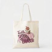 Tackle Cancer Football Pumpkin Borstkanker Tote Bag (Voorkant)
