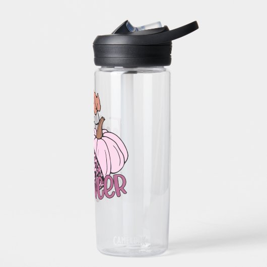 Tackle Cancer Football Pumpkin Borstkanker Waterfles (Links)