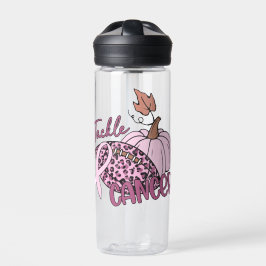 Tackle Cancer Football Pumpkin Borstkanker Waterfles