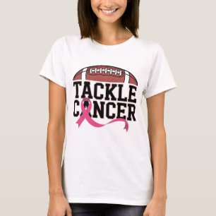 Tackle Cancer Roze Lint Ontwerp T-shirt