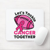 Tackle Cancer Together Football Borstkanker RIBB Muismat (Met muis)